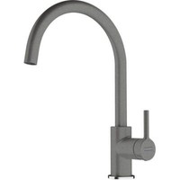 Franke Messing Hochdruck Armatur, Wasserhahn Lina J Festauslauf Steingrau Seiten