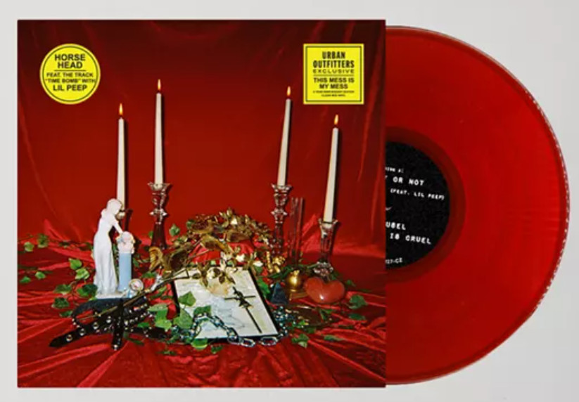 Лошадиная голова - ЭТО МОЙ БАРДАК - Виниловая пластинка КРАСНОГО цвета - НОВАЯ И ЗАПЕЧАТАННАЯ! Lil Peep