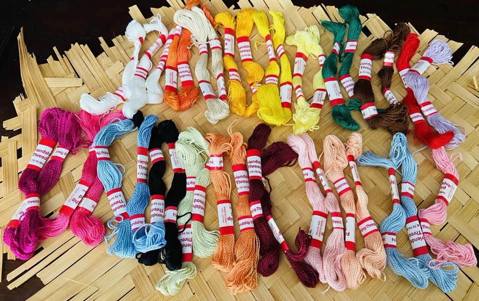 Friendship Bracelet String Lot Of 40 Skeins Multi Color Embroidery Floss - Image 2 of 4