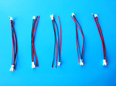 MARKENLOS 5 Paar JST SH 1.25 2-Pin kompatibles Kabel Micro Mini Stecker + Buchse