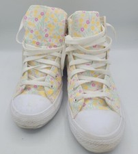 Converse   Flower Print   CT All Star Party Hi White Shoes Sneakers Women's 6