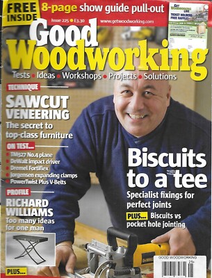 Good Woodworking Magazine Sawcut Veneer Richard Williams Joint Fixings 2010