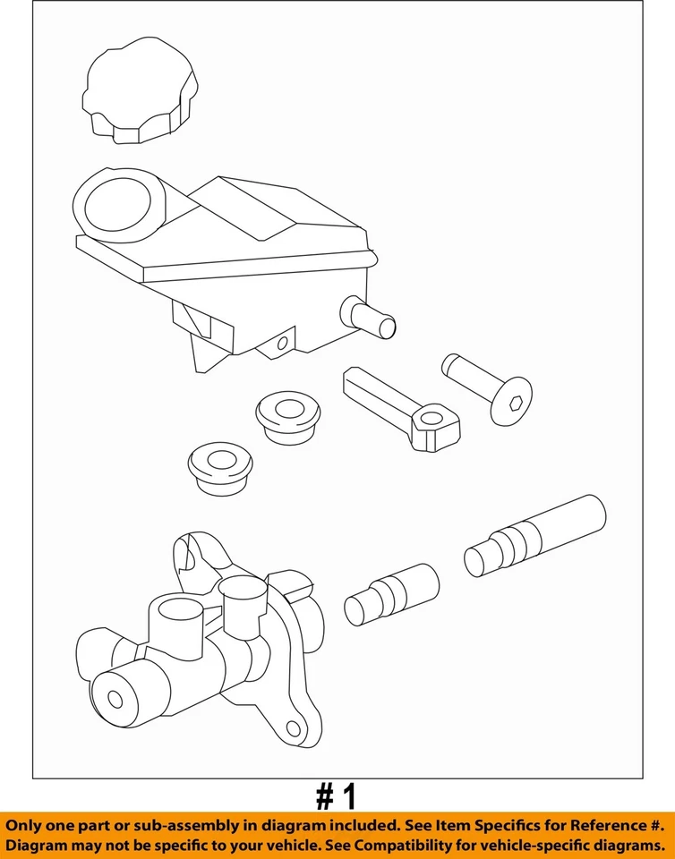 Cilindro maestro de freno usado se adapta a: Kia Sorento 2017 grado A Foto 4 de 4