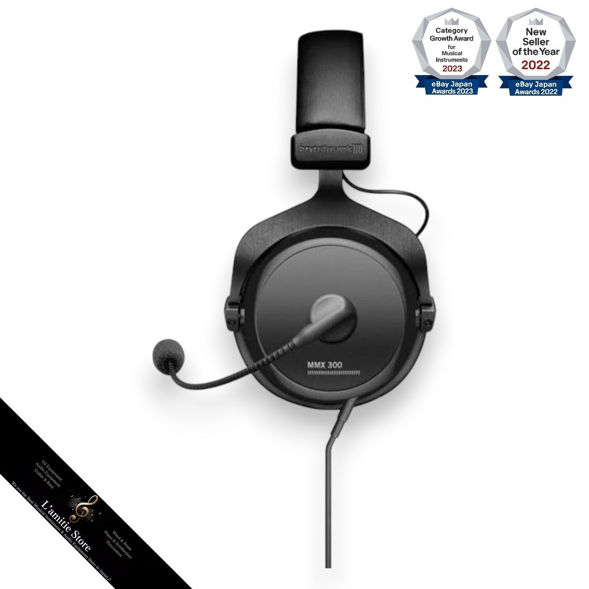 beyerdynamic MMX 300 2nd Gen. Black Headband Headsets for sale