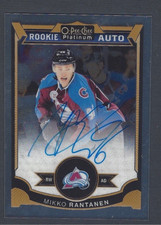 2015-16 OPC Platinum #181 MIKKO RANTANEN Rookie Auto