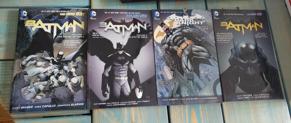 DC Comics Batman THE NEW 52 Graphic Novel Volumes #1-#4 by Snyder