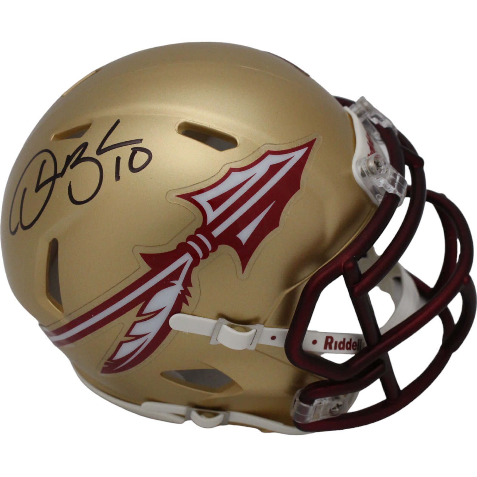 Derrick Brooks Autographed Signed Florida State Seminoles 22 Mini Helmet Beckett 