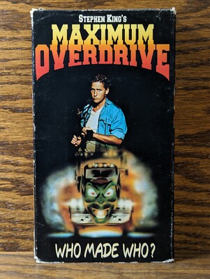 Maximum Overdrive (VHS 1996) - SLEEVE ONLY / NO TAPE - Stephen