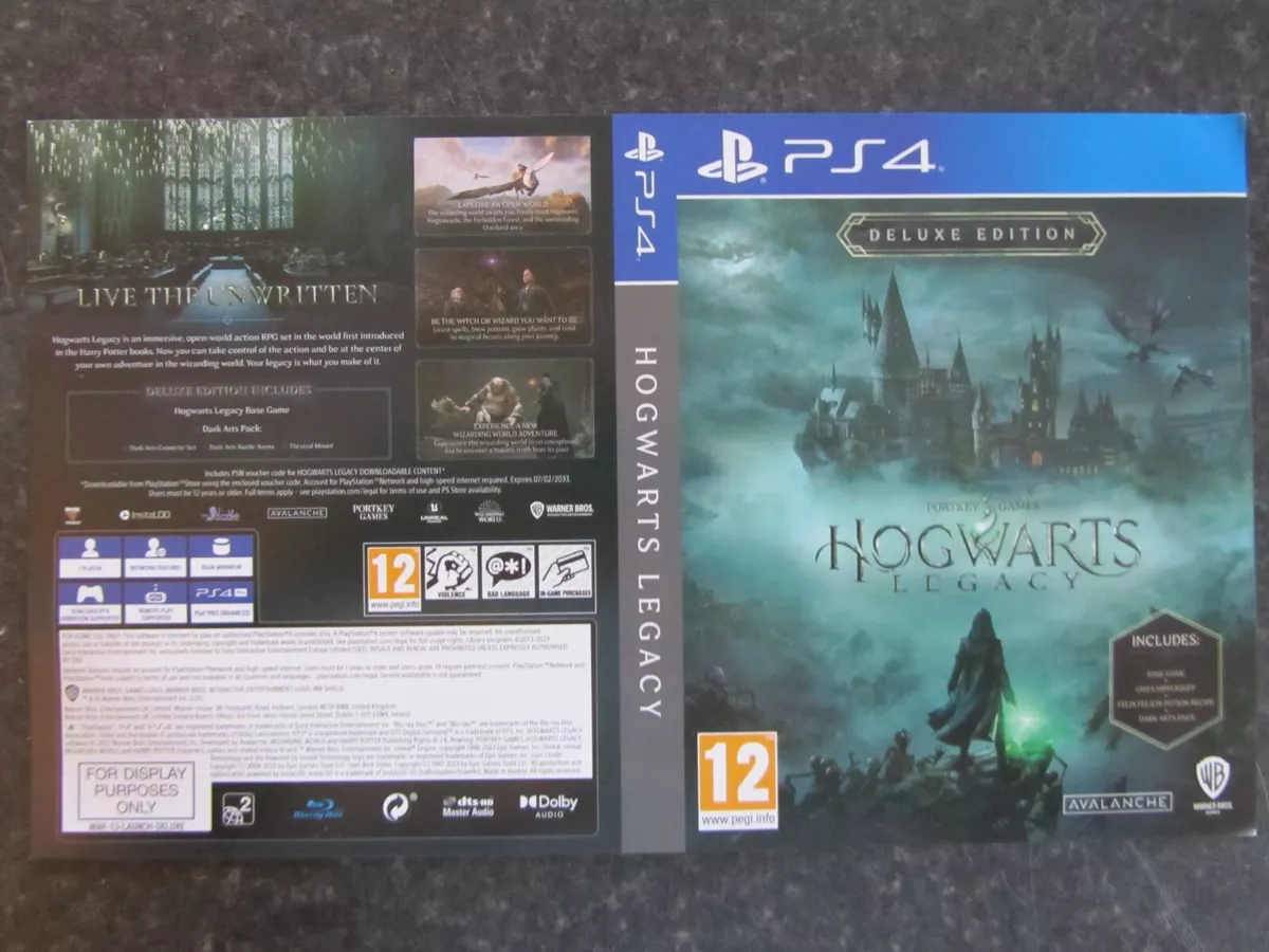 Hogwarts Legacy Deluxe Edition: PS4 Case Sleeve