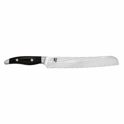 KAI Wasabi Black Brotmesser – 23 Cm Klinge, Schwarzer Griff, Fernöstliches Design