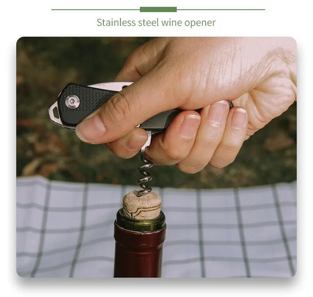 Stainless Steel Multi-Tool Folding Jack Knife for Hunting Camp Survival Tactical Saw