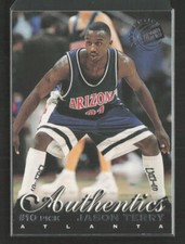 1999 Press Pass Authentics #9 Jason Terry Atlanta Hawks
