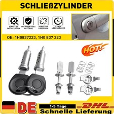 2x SCHLIEßZYLINDER FÜR VW GOLF III 3 POLO CADDY 2 VENTO SCHLOß TÜRSCHLOß TÜRGRIF