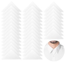 100pcs Collar Stays for Shirts Men Women Triangle Adhesive Polo Collar Support