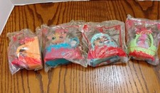 Lot of 4 Littlest Pet Shop LPS Happy Meal Toys 2010 2,4,6,7 Sealed New