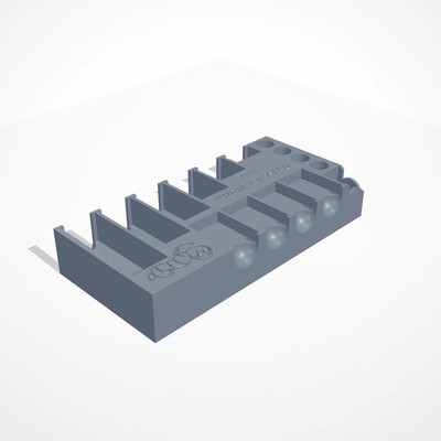 3D gedruckter Organizer für Da ist der Wurm drin Zoch
