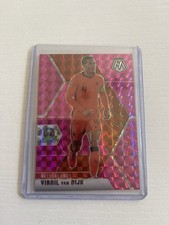 Panini Mosaic UEFA Euro 2020 Virgil van Dijk Pink Mosaic Prizm #141/25