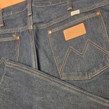 VINTAGE 70s MAVERICK DENIM TAG 42 41X23 MED-DARK INDIGO USA EXCELLENT