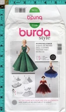 Doll Clothes 11½-12¼" Burda style Sewing Craft Pattern 7336 1 Size NEW FREE SHIP