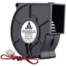 75mm x 30mm 7530 DC 12 Volt Brushless Turbo Blower Cooling Fan 2Pin