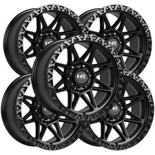 Set Of 5 Hardrock Off-road H109 17x9 6x5.5 1mm Matte Black Wheels Rims Set Of 5 Hardrock Off-road H109 17x9 6x5.5 1mm Matte Black Wheels Rims