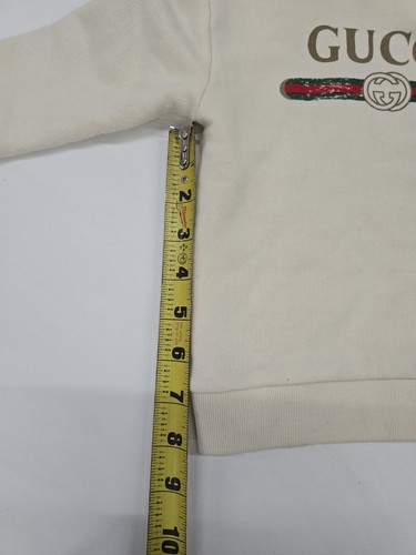 GUCCI Kids Gucci  Hoodie Cream Size 18/24 80/56 Toddler - Picture 7 of 10