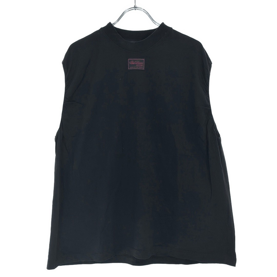 RAF SIMONS Rough Simmons 23SS Logo Patch Sleeveless Top T-shirt