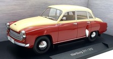 Model Car Group 1/18 Scale MCG18299 - Wartburg 311/312 - Dark Red/Beige