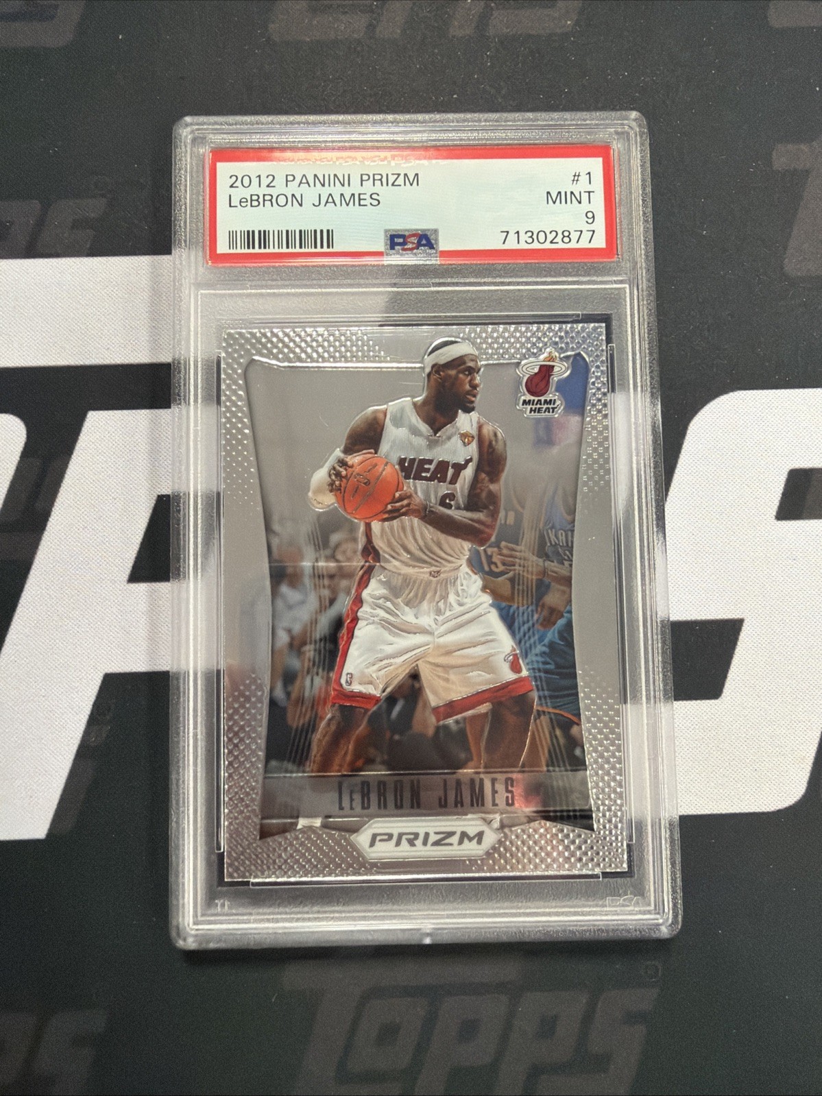 2012-13 Panini Prizm Basketball LeBron James #1 PSA 9 1st Year