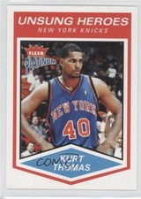 2003-04 Fleer Platinum Unsung Heroes Kurt Thomas #160 11pj