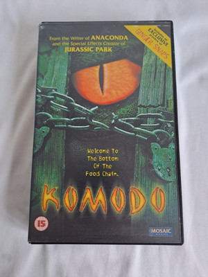 KOMODO VHS TAPE - BIG BOX VERSION - EXCLUSIVE GINGER SNAPS PREVIEW, VERY RARE!