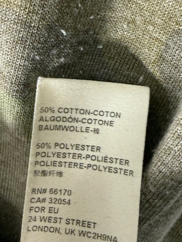 Camiseta Free People Mediana Camuflada Verde Manga Corta Informal Camiseta Para Mujer’s Boho Foto 4 de 4