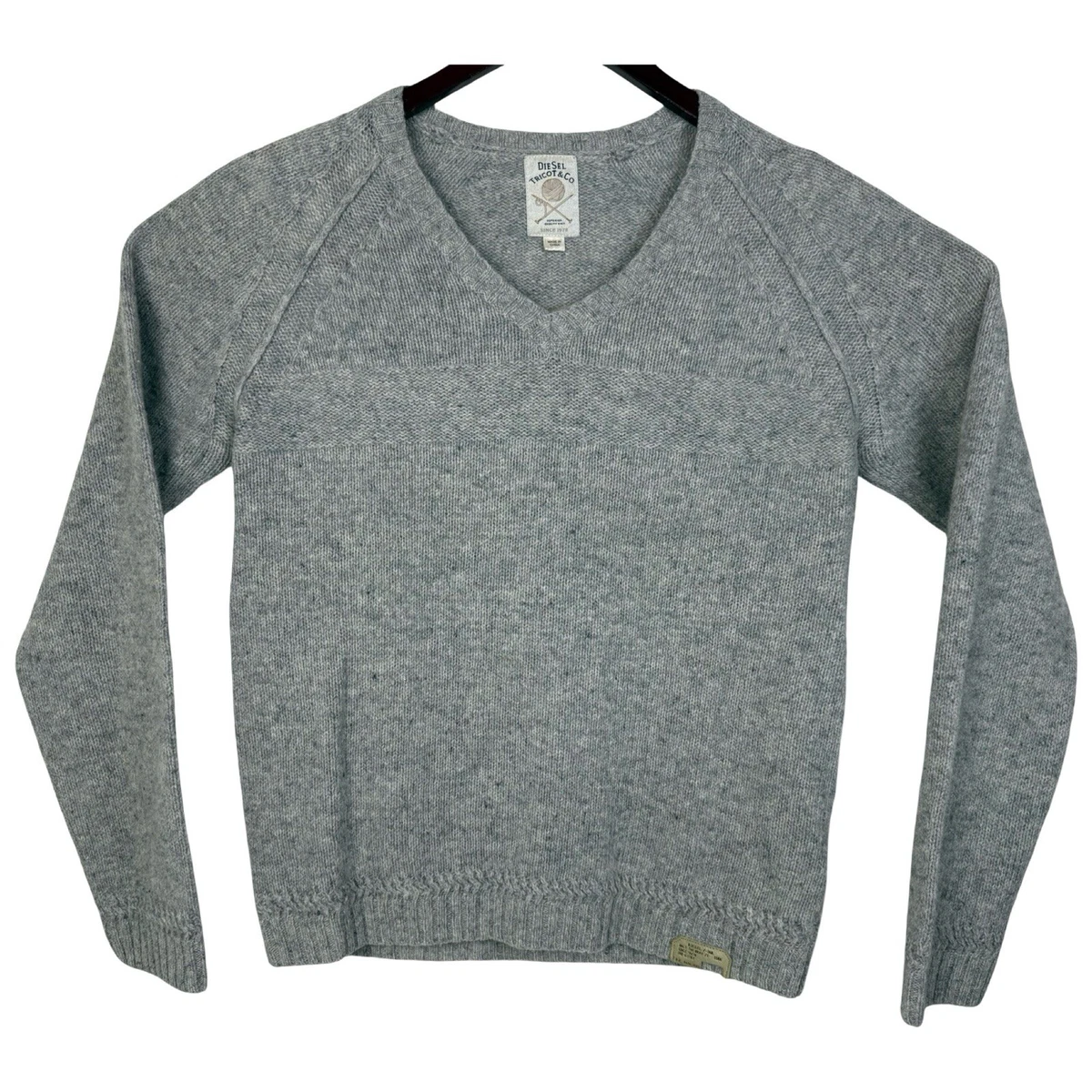 Diesel Gray Wool Sweaters for Men for sale | eBay