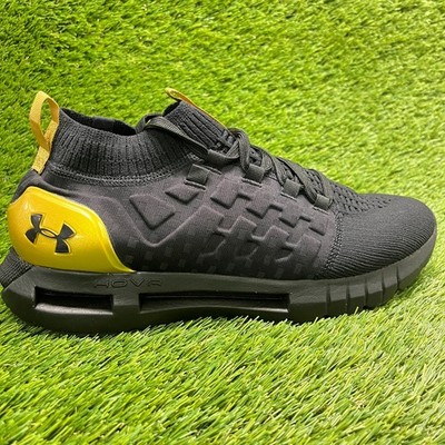 Under Armour HOVR Phantom 1 Mens Size 10.5 Black Gold Running Shoes Sneakers