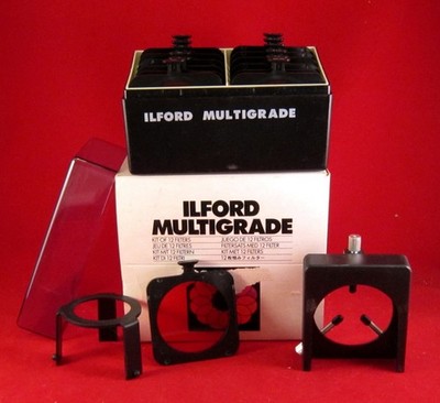 ILFORD MULTIGRADE B&W CONTRAST FILTERS FOR DARKROOM