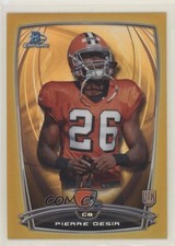 2014 Bowman Chrome Gold Refractor 50/50 Pierre Desir #222 a8x