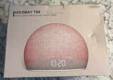 HOUSBAY White Noise Machine Sunrise Alarm Clock, Wake Up Light, Dimmable Nigh...