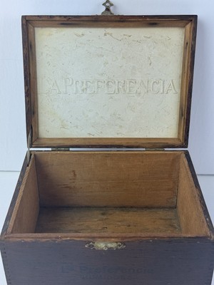 Vintage La Preferencia Humidors Havana Factory No 516 3rd District Wooden Box