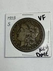 1903-S Morgan Silver Dollar VF Key San Francisco Mint Coin Semi Key Date