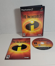 Disney Pixar The Incredibles PlayStation 2 PS2 Complete CIB W Manual Tested