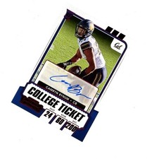 2021 Contenders Draft RED FOIL ROOKIE SP CAMRYN BYNUM AUTO RC! CAL INDY COLTS