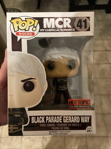 Funko Pop Rocks MCR Gerard Way Figurine #41 Hot Topic Exclusive Pre release