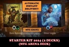 Magic The Gathering Bloomburrow - MTG ARENA CODE CARD STARTER KIT - 2x Decks