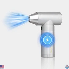 Cordless Electric Air Duster 110000RPM, 3 Speeds, Rechargeable for PC & Home