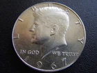 1967 Kennedy Half Dollar Coin (#25)