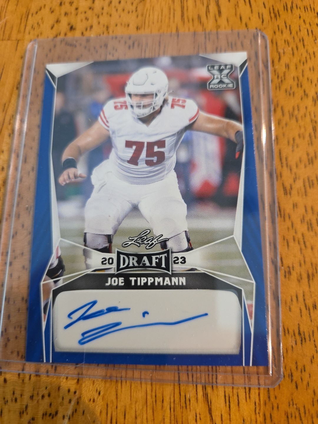 2023 Leaf Draft Auto Blue Joe Tippmann #BA-JT1 Auto Rookie