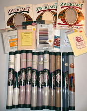 Cross Stitch Aida Fabric 21 Pkg. Lot Charles Craft Zweigart Hardanger Fiddle