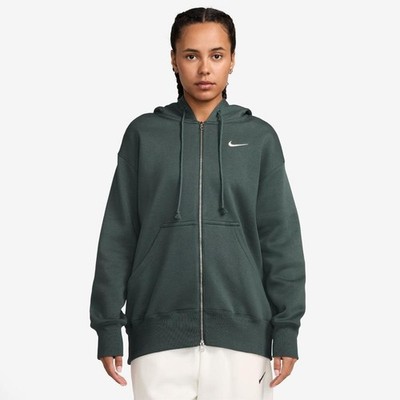 Nike NSW Phoenix Fleece Full Zip Oversize Damen Hoodie Kapuzenjacke Sweatjacke