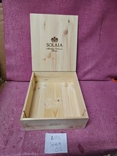 Solaia Antinori 2021 cassa di legno vuota da 3 bottiglie 