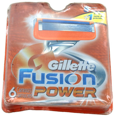 Gillette Fusion Power 6 Cartridges - NEW - Damaged Packaging